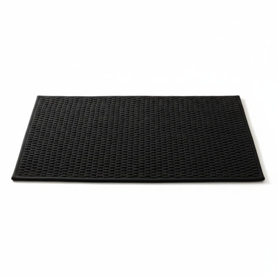 16"x24" Non Slip Washable Thin Bath Mat, Super Absorbent Quick Dry Low Pile Bathroom Rug