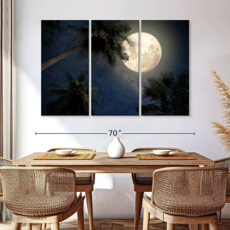Oberle Tropical Moonlight, 42" H x 65" W