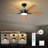 Ayan 46" W Dimmable LED Ceiling Fan-106907616