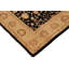 Tapis oriental noir / brun clair en laine noué à la main 9 pi x 11 pi 11 po Dorn