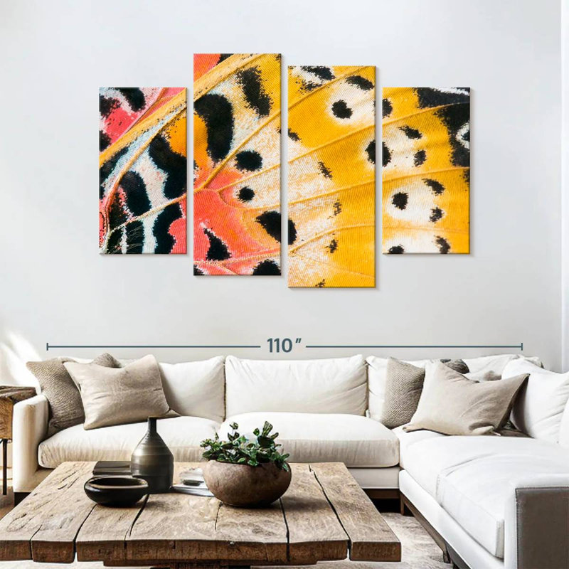 Brampt Butterfly Wing, 54'' H x 84'' W
