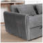 Canapé-lit convertible en velours l 65 po x P 39 po x H 29 po Avery-129347028