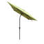 Parasol imperméable d'extérieur 6 x 9 pi avec manivelle et bouton poussoir inclinable sans rabat pour jardin