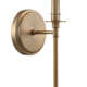 Dash Single Light Steel Dimmable Wallchiere