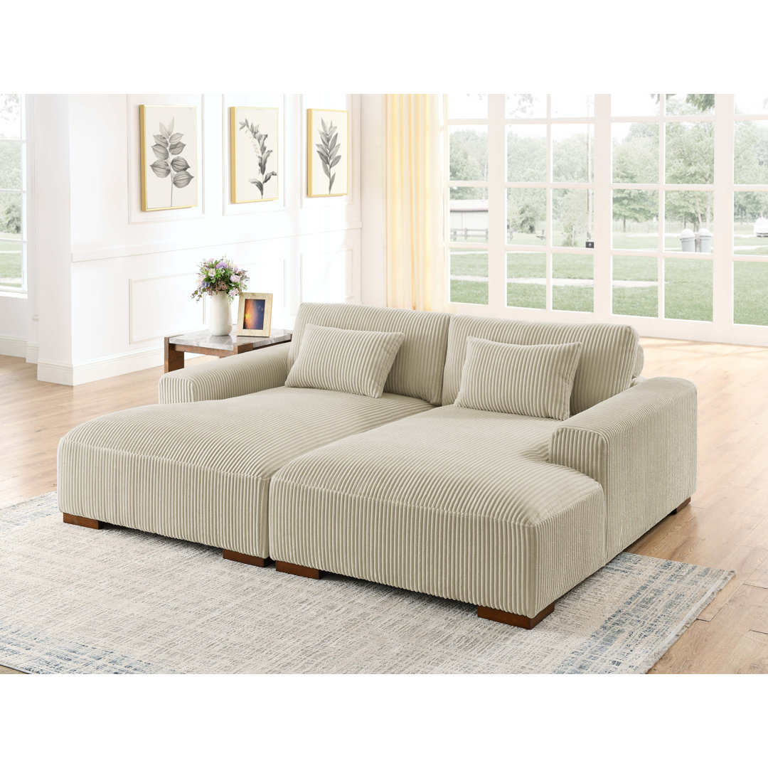 Axiel 88'' Upholstered Sleeper Sofa Wade Logan® Body