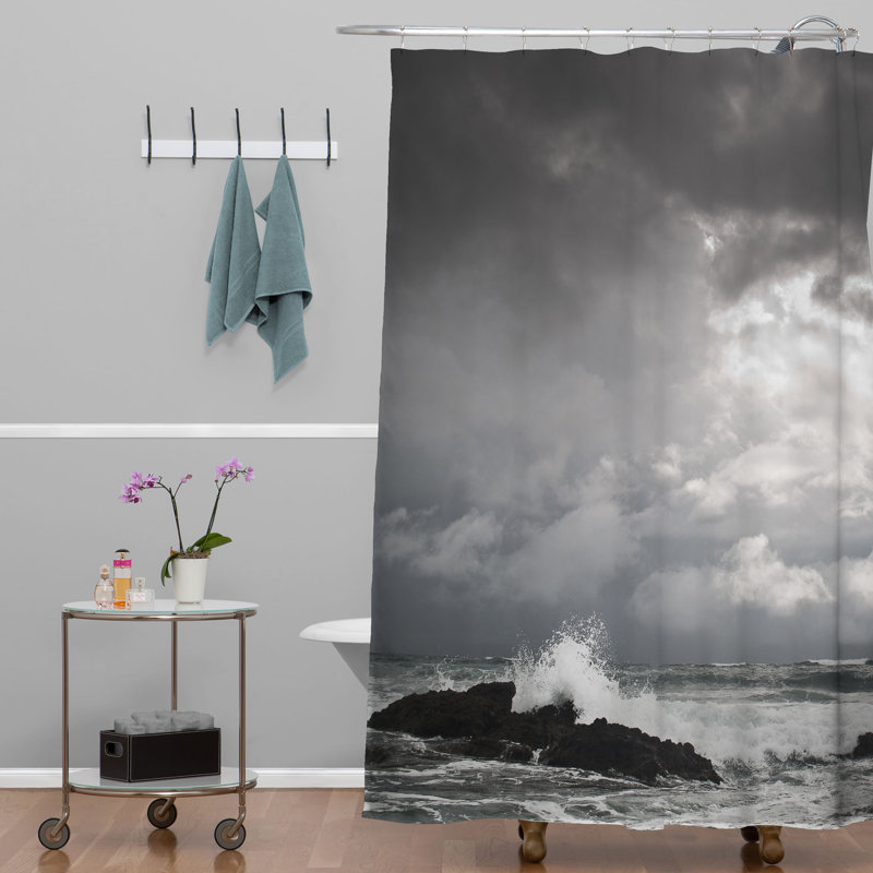 Rideau de douche simple water