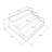 Three Tier Counter Step Display with Lip, 2-Pack