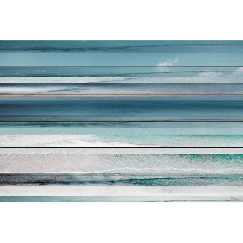 «Himara», reproduction sur bois blanc, H 8 po x l 12 po x P 1,5 po
