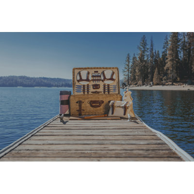 Charleston Picnic Basket, (light Willow)