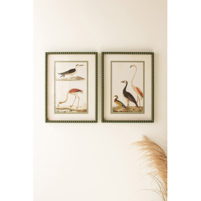  Oiseaux, ensemble d'art mural encadré 21 "H