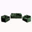 Ensemble de canapé 3 pièces avec coussins d'accoudoirs et coussins décoratifs, ensemble de canapé comprenant 2 pièces de fauteuil avec accoudoirs et un canapé à 2 places, ensemble de canapé décontracté pour le salon