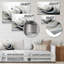 Liquide «Bliss» tourbillonnant noir et blanc I - spirales abstraites, décoration murale-1171289150-1171289136