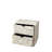 2-drawer Carved Solid Wood Nightstand-610180063