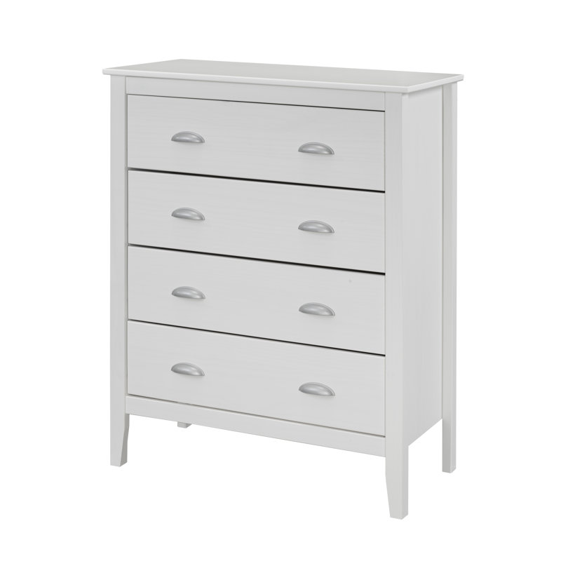 Commode à 4 tiroirs l 30 po Shenna, Blanc