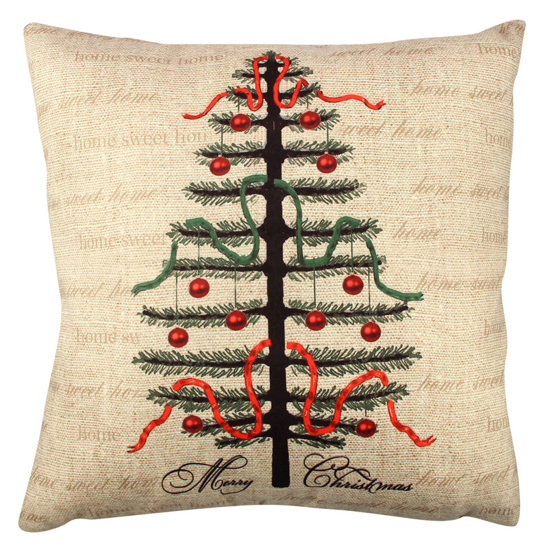 Housse et insert de coussin carré en mélange de coton Cecy