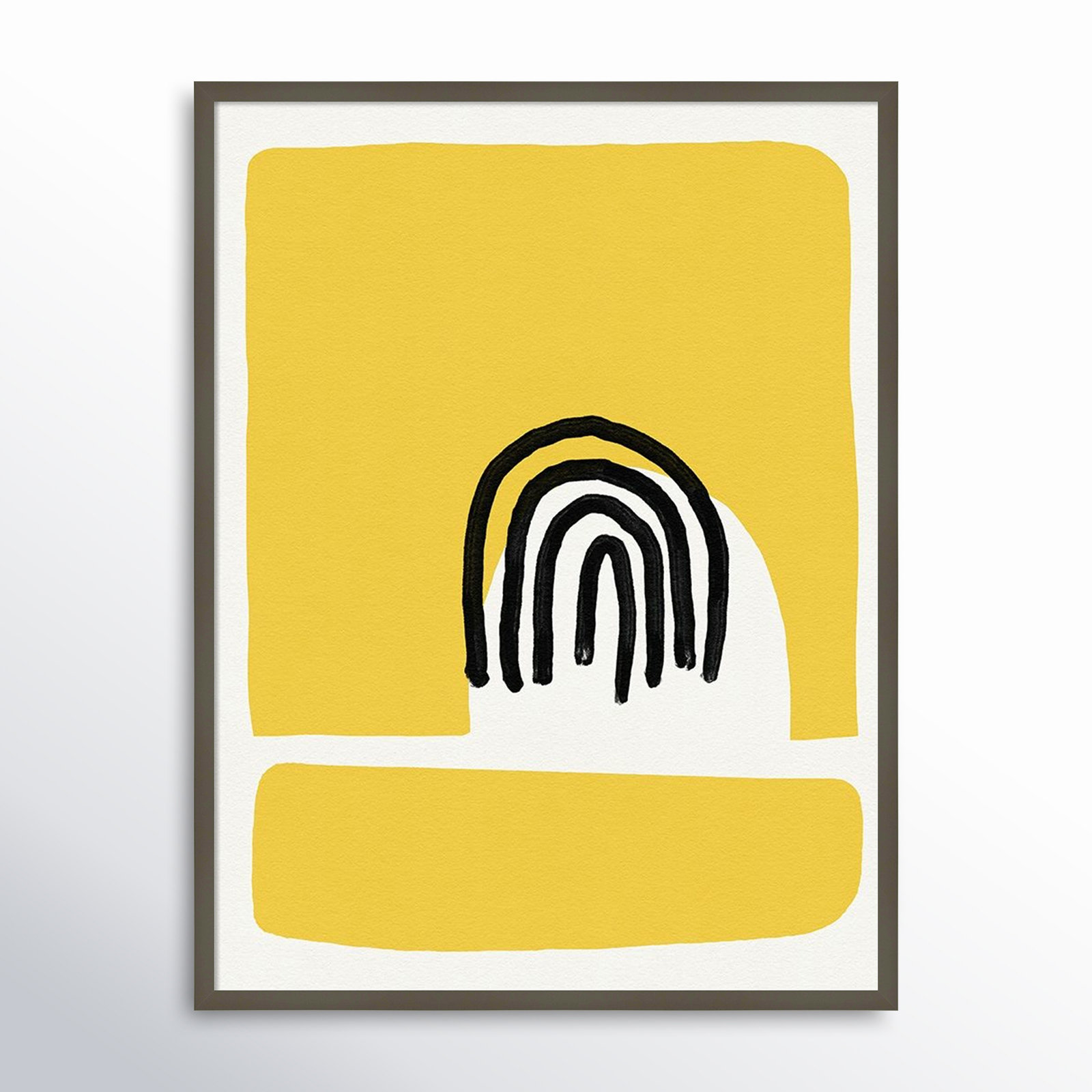 Good Vibes IV by Jacob Green, Gray, 41" H x 31" W x 1" D