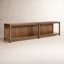 Open Plan Solid Wood Storage Bench-74868624