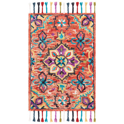 Vahakn Hand Tufted Wool Southwestern Rug