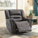 Intars 40.9" Wide Classic and Overstuffed Top Faux Leather Power Standard Recliner with USB Port