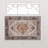 4x6 Ft Machine Washable Rug, Bohemian Medallion Distressed Area Carpet, Indoor Decor For Living Room Bedroom Family Room