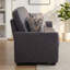 Fauteuil 3 pièces en similicuir moderne + causeuse + canapé avec coussins gratuits Leominster-124342486