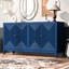 Armoire avec décoration de lignes verticales et rangement pratique à motif de buffet élégant-120669118