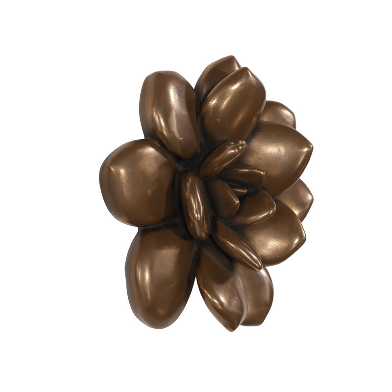 Laui Succulent Wall Art, Imperial Bronze