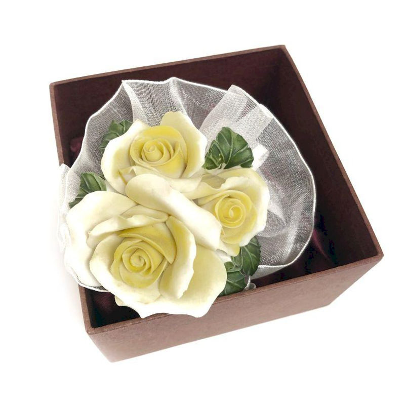 Sculpture bouquet de roses