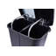 40L Dual Kitchen Recycling Bin with Pedal, 2 Compartments, Slim Space-Saving Design-1223503518