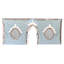Rideau Princesse, rose et blanc-136425728