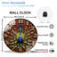 Horloge murale Peacock Decor