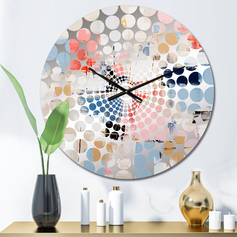 Speegle - Horloge murale peinture abstraite, Petit