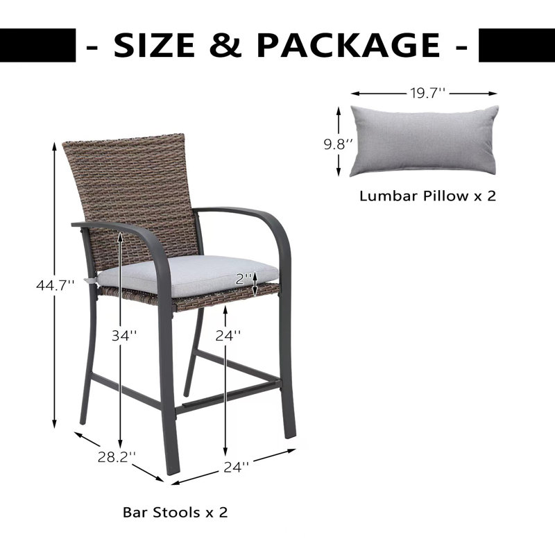 Fauteuil de salle à manger avec coussin Heliana