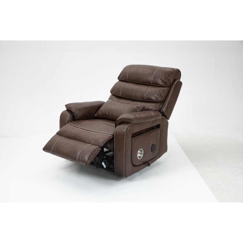 Chaise longue d'extérieur très confortable, cuir technique, design moderne, détente à la maison