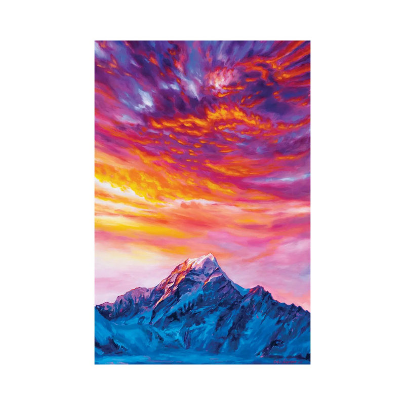 Glow 1 Piece Painting on Canvas, 101.6 cm H x 66.04 cm W x 3.175 cm D, Wrapped Canvas