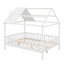 Lit en bois avec clôture, aucun sommier requis, double