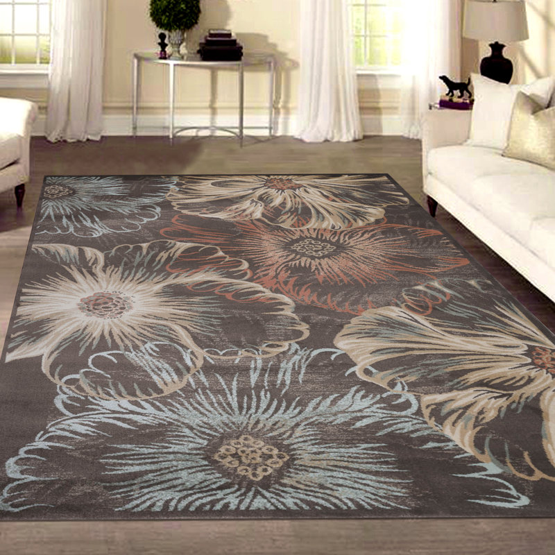 Tapis brun , Rectangle 5 pi 3 po x 7 pi 3 po