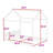 Queen Size Wooden House-Shaped Bed With Charming Headboard-290972855