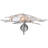 14'' Metal Christmas Lighted Tree Topper