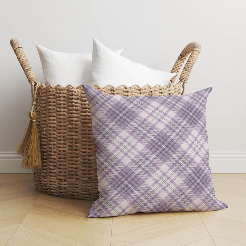 Coussin Chinny, Mauve, H 26 po x l 26 po