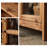 29.53" Brown Standard Solid Wood Display & China Cabinets