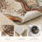 Abstract Waves Non-Slip Washable Kitchen Mats