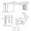 Bureau de bureau large et robuste-647844416