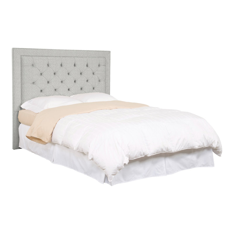 Hillary/Hank Queen Upholstered Panel Headboard, Callaloo Cotton