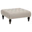 Repose-pieds carré rembourré noir Mirenda, H 15,75 po x l 35,25 po x P 35,25 po-113914833