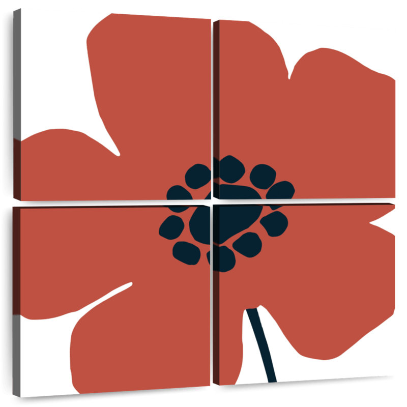 Harnek Pop Art Floral IV rétro
