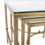 Bonnifait Antique Gold Nesting Tables