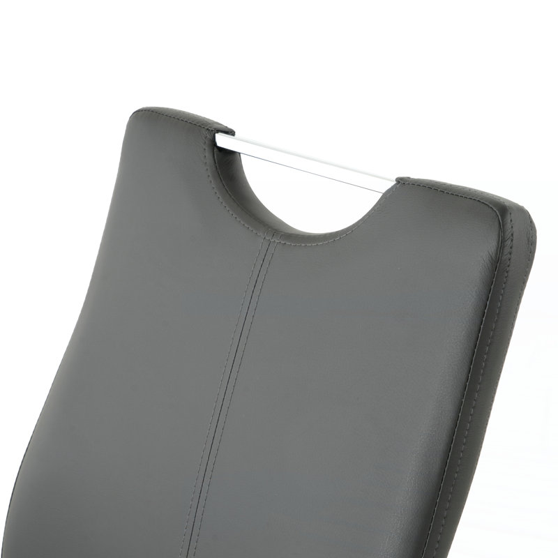 Chaises de salle à manger, Gris anthracite