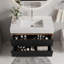 Wall Mounted Single Double Single Vanity Bathroom Vanity With Solid Surface Top-1178105827