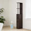   Tour de rangement mince sur pied, organisateur de salle de bain pour petits espaces-2052472847